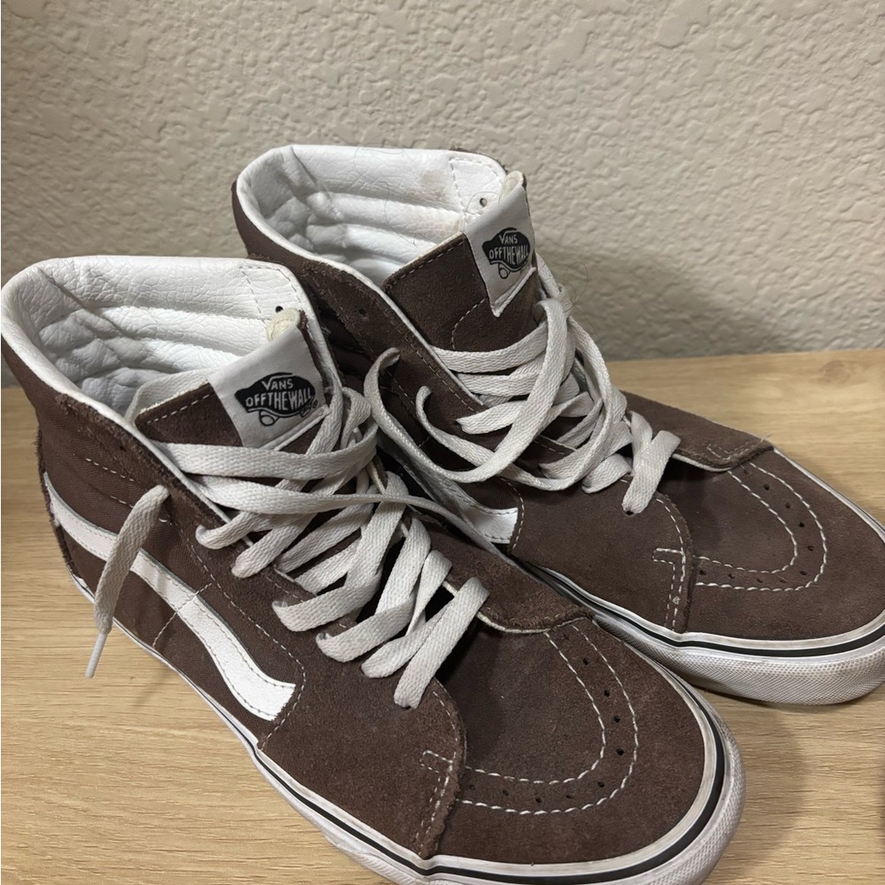 Vans Men's Brown High-Top Sneakers